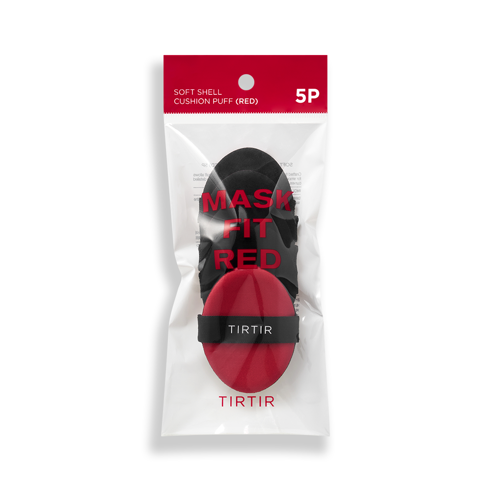 TIRTIR Soft Shell Cushion Red Puff 5P