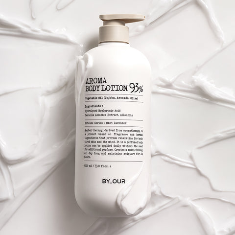 Byour Aroma Body Lotion Mint Lavender Scent 1000ml (2 Pack)