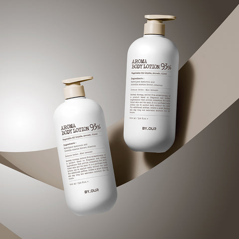 Byour Aroma Body Lotion Mint Lavender Scent 1000ml (2 Pack)