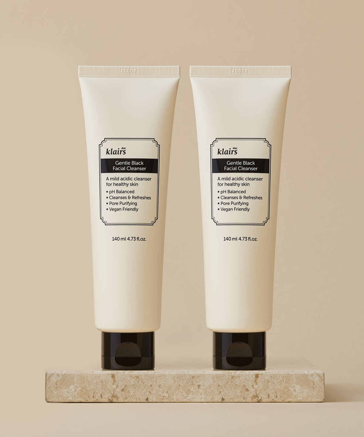 Dear Klairs Gentle Black Facial Cleanser 140ml (2 Pack)