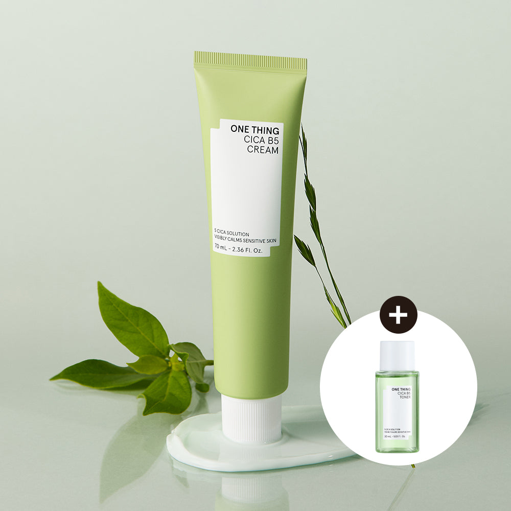 One Thing Cica B5 Cream 70ml + Mini Toner 30ml (Gift)