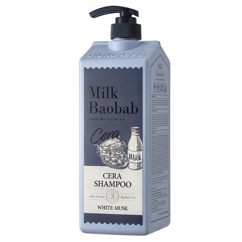 Milk Baobab White Musk Cera Shampoo 1.2L + Treatment 200ml x2 + 70ml