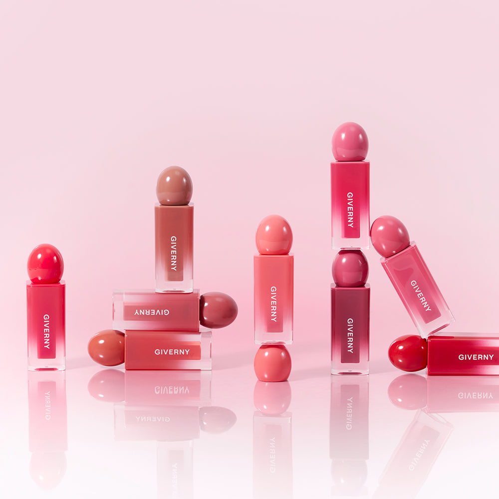 Giverny Dewy Lip Glaze 10 Colors 4.3g/4.9g (2 Pack)