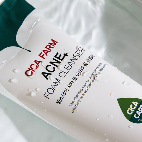 Farmstay Cica Farm Acne Foam Cleanser 180ml (3 Pack)