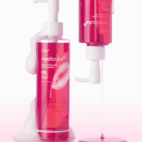 Medicube PDRN Pink Gel-to-Foam Tone-Up Cleanser 200ml (2 pack)