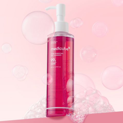 Medicube PDRN Pink Gel-to-Foam Tone-Up Cleanser 200ml (2 pack)