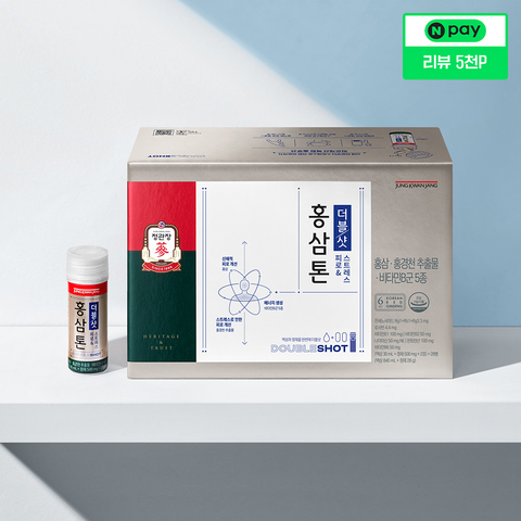 JungKwanJang Red Ginseng Tone Double Shot (Fatigue & Stress) 28 Bottles Naver Exclusive