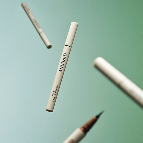 Giverny (2 Pack) Close-Fit Brush Liquid Eyeliner 0.6g