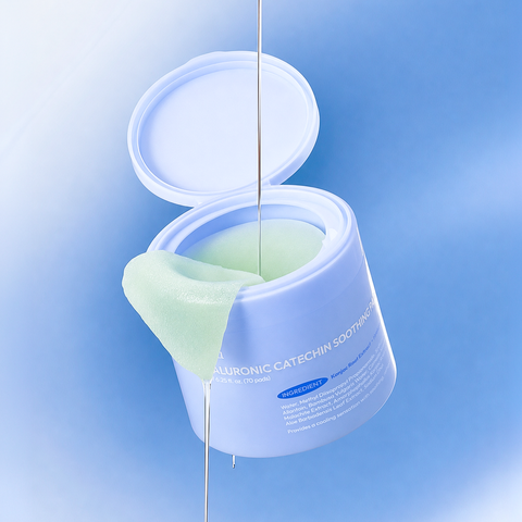Itfu Hyaluronic Acid Green Tea Catechin Soothing Cooling Toner Pads 70 Pads