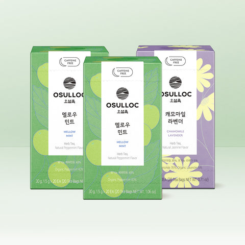 OSULLOC Decaffeinated Herbal Tea Set