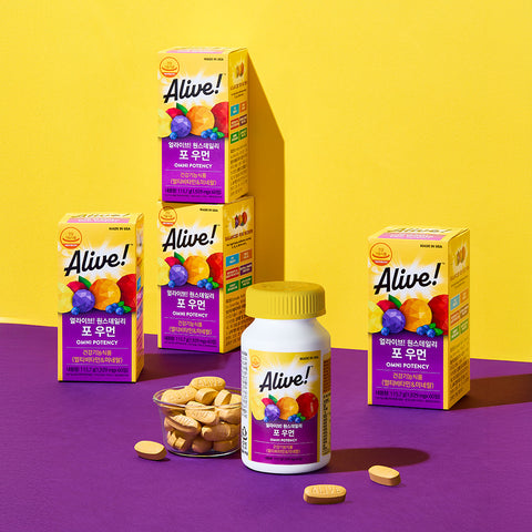 Alive Nature's Way Alive Once Daily for Women 1918 mg x 60 Tablets (3 Pack)