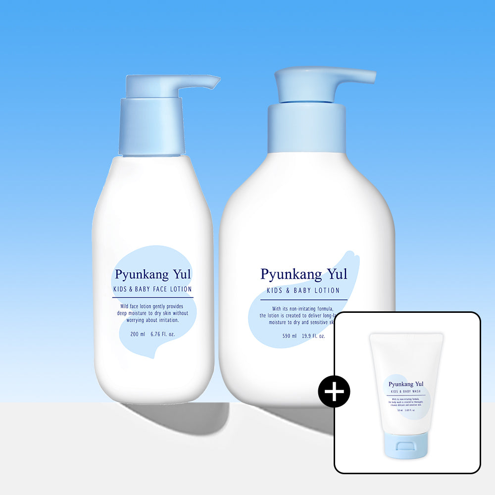 Pyunkang Yul Kids Lotion 590ml + Kids Face Lotion 200ml