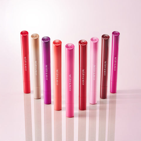 Mary&May Glow Lip High-Pigment Moisture-Glow Volumizing Glass-Coating Vegan Lip Balm 05 Deep Moor Lily, 1.7g