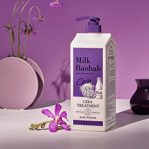 Milk Baobab Cera Shampoo + Treatment Baby Powder 1200ml