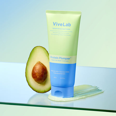 Vivelab Protein Plumper Repair Hair Mask Treatment, Green Floral, 200ml (3 Pack)