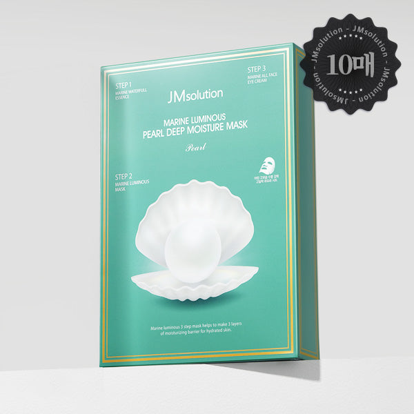 JM Solution Marine Pearl Deep Moisture Mask Plus Pack 30ml x 10P