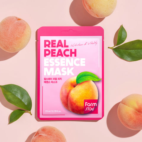 Farmstay Real Peach Essence Mask 23ml (10 sheets)