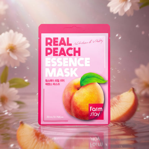 Farmstay Real Peach Essence Mask 23ml (10 sheets)