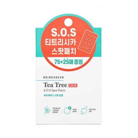 Bringgreen Tea Tree Cica SOS Spot Patch 75+25P