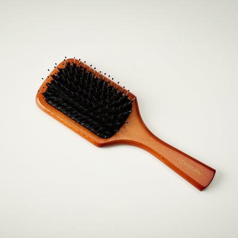 Glampalm Wood Boar Bristle Scalp Brush