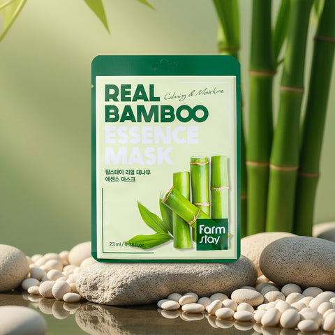 Farmstay Real Bamboo Essence Mask 23ml (10 Sheets)