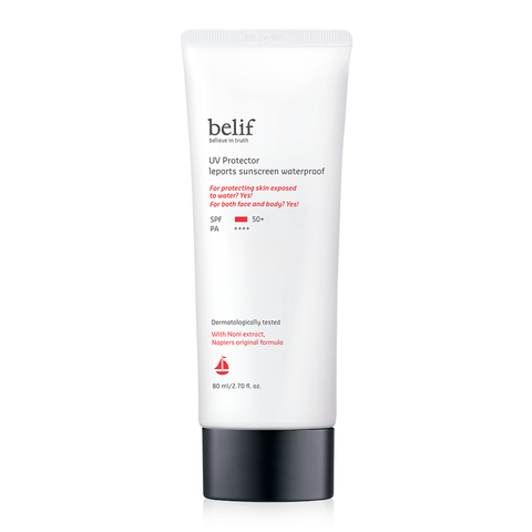 belif UV Protector Sports Sunscreen Waterproof SPF50+ PA++++ 80ml