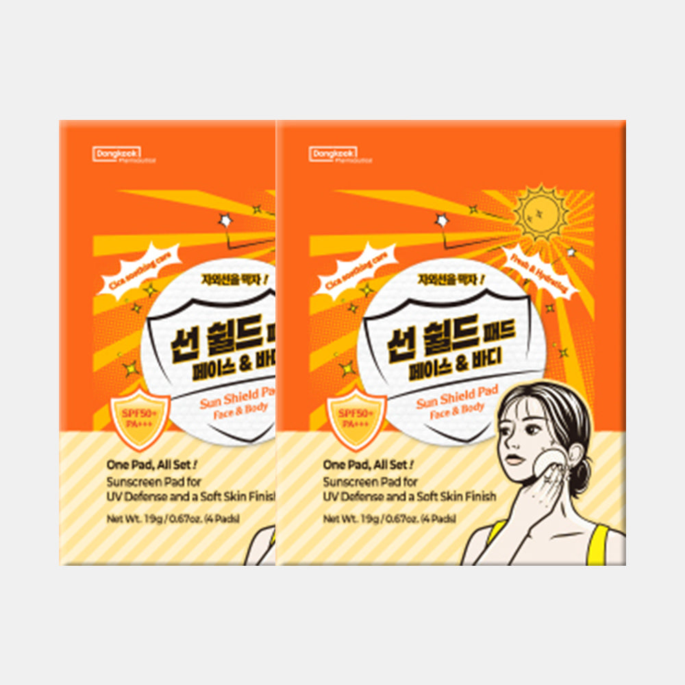 DongKook Madeca Sun Shield Pad 20 or 40 Sheets (4 pads x 5 packs)
