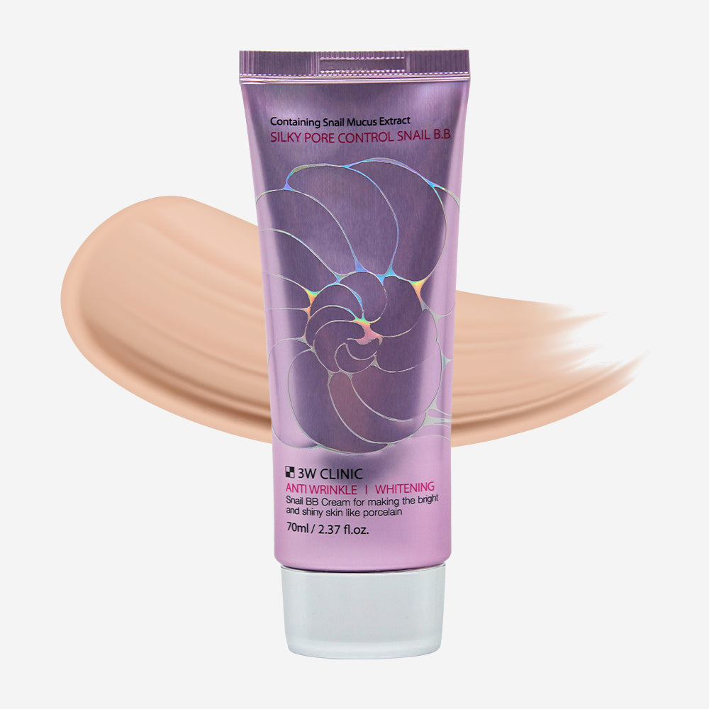 3W Clinic Silky Pore Control Snail BB Cream 70g