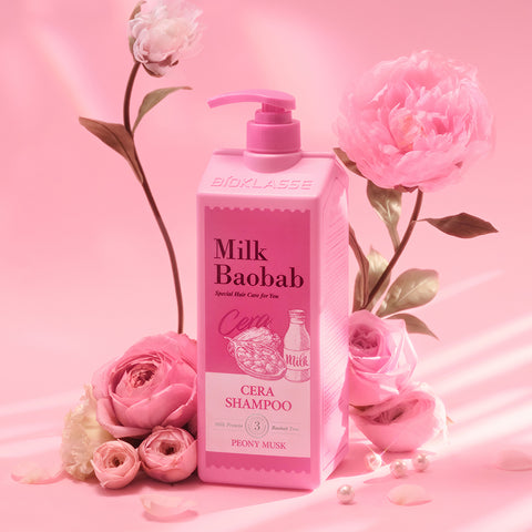 Milk Baobab Cera Shampoo + Treatment Peony Musk 1200ml