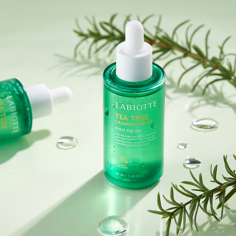 Labiotte Tea Tree Calming Exfoliating Truffle Care Serum & Cream Set + Tea Tree Serum 4ml + Cream 4ml