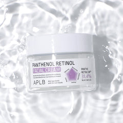 Jar of Panthenol Retinol Facial Cream on a white background
