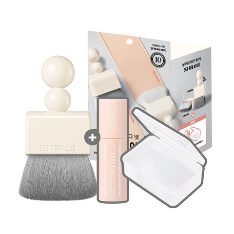 The Tool Lab Spatula Puff Tool Magnet Styler 3 Types (Glow Dual / Matte Dual / Pore Brush)