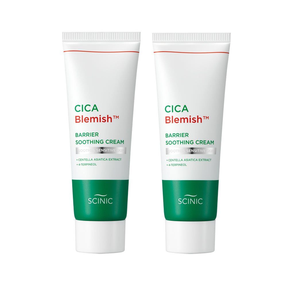 SCINIC Cica Blemish Barrier Soothing Cream 80ml (2-Pack)