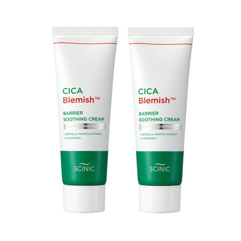 SCINIC Cica Blemish Barrier Soothing Cream 80ml (2-Pack)
