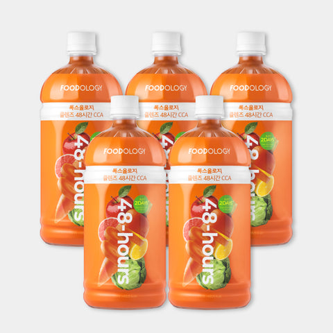 Foodology Toxology Cleanse 48-Hour CCA Fasting Cleanse Juice 5-Pack
