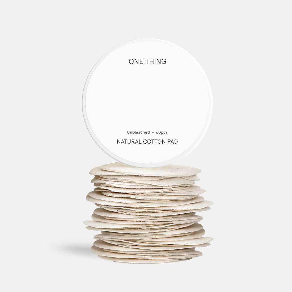 One Thing Unbleached Pure Cotton Pads, 60 Sheets