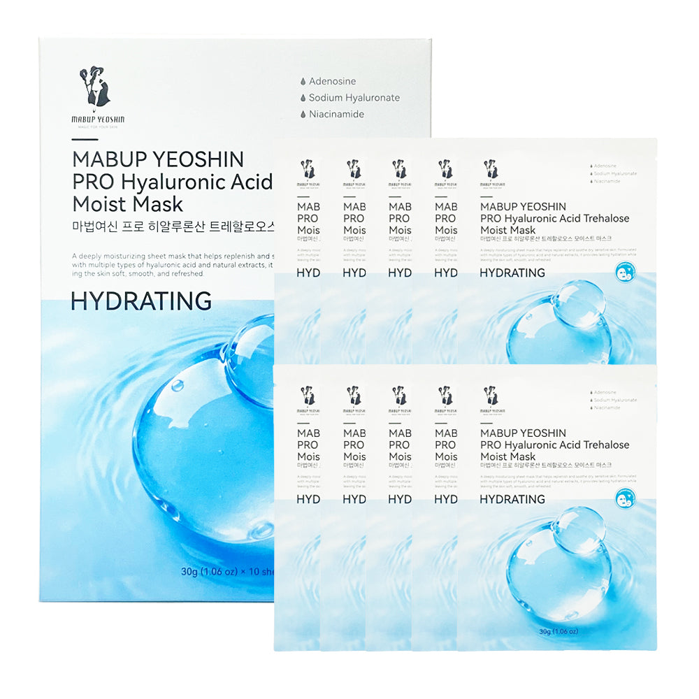 Mabup Yeoshin PRO AIAS Mask Sheet Hyaluronic Acid Trehalose Moist 10P