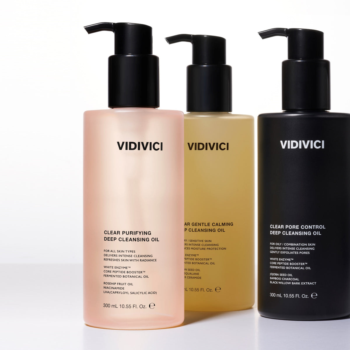 VIDIVICI Clear Deep Cleansing Oil 300ml (3 Types)