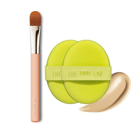 The Tool Lab Aqua Puff (2 Pack) + 231 Brush