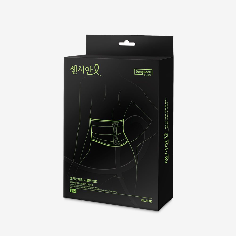 DongKook Censian Waist Support Band Black