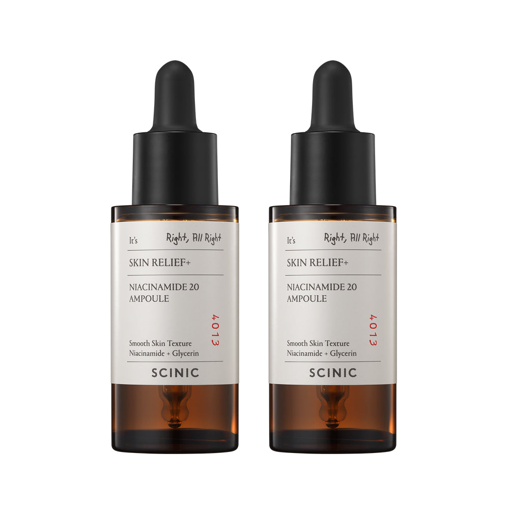 SCINIC Skin Relief Niacinamide 20 Ampoule 30ml (2 pack)