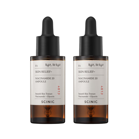 SCINIC Skin Relief Niacinamide 20 Ampoule 30ml (2 pack)