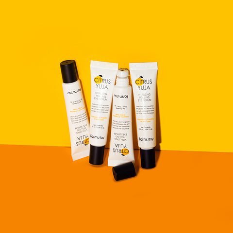 Farmstay Citrus Yuzu Vitalizing Rolling Eye Serum 25ml (3 pack)