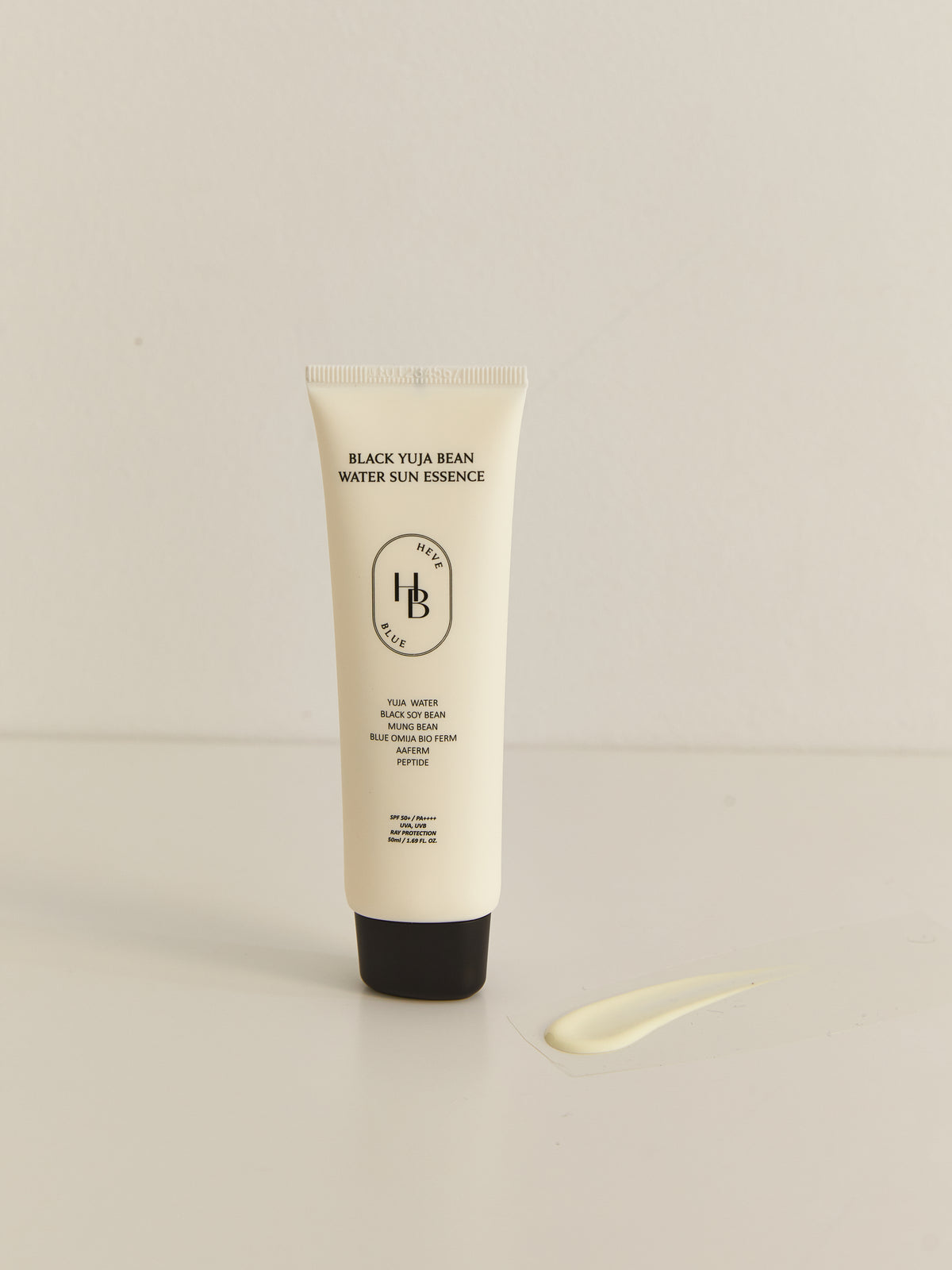 Heveblue Black Yuja Bean Water Sun Essence