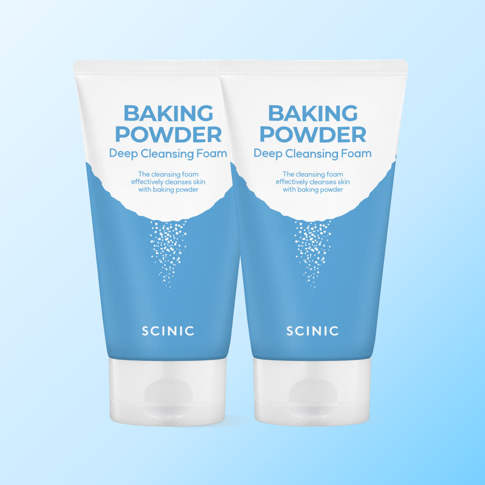 Scinic Baking Powder Daily Deep Cleansing Foam 150ml (2-Pack)