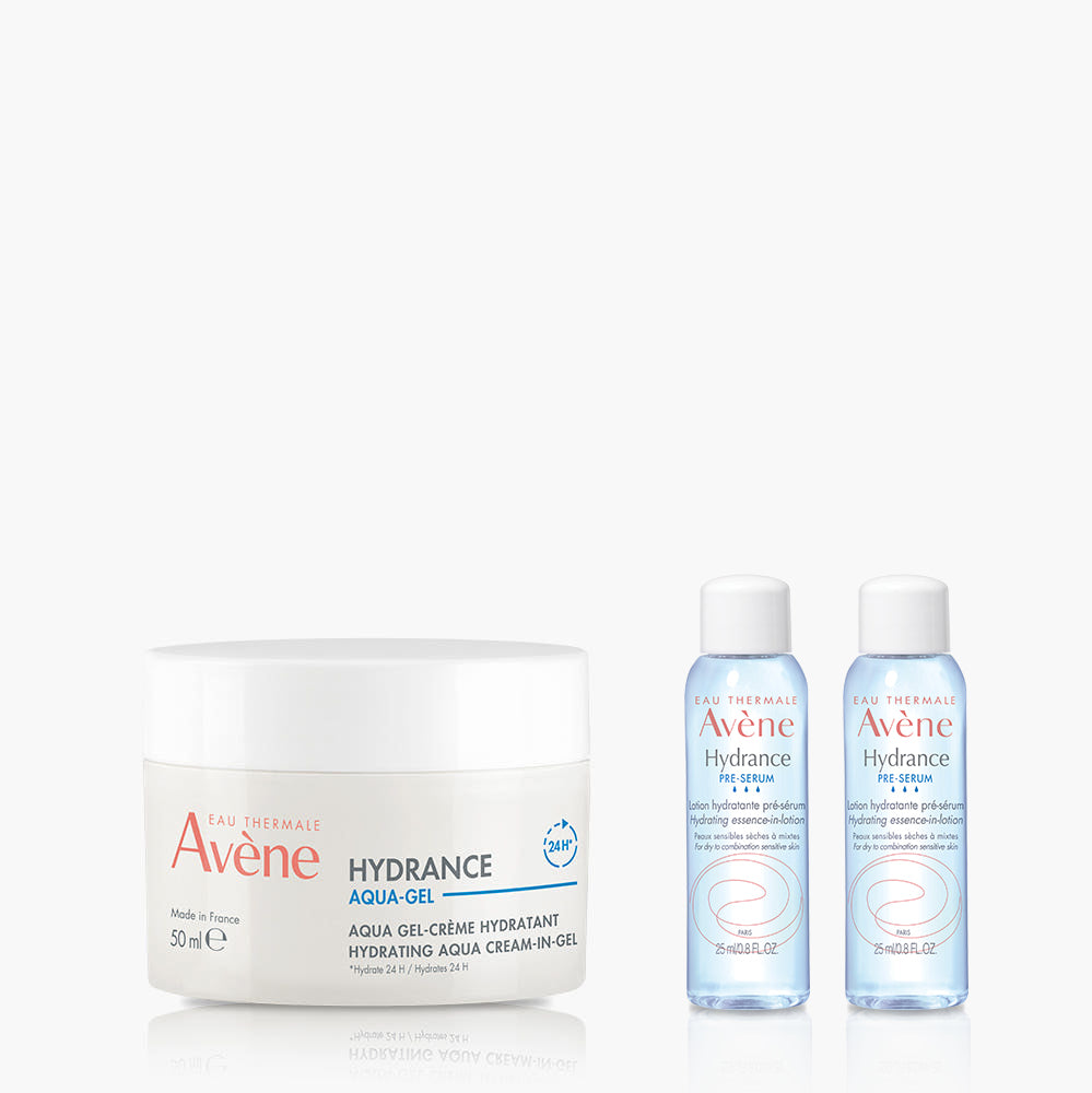 Avene Hydrance Aqua Cream-in-Gel 50ml + Essence-in-Lotion 25ml x2