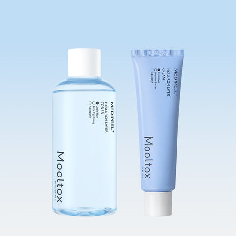 Medipeel Hyaluronic Layer Water-Tox Toner 300ml + Water-Tox Cream 50g 2-Piece Set