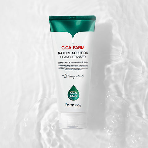 Farmstay Cica Farm Nature Solution Foam Cleanser 180ml