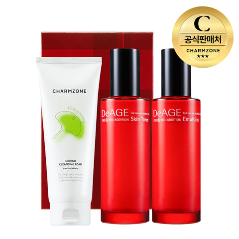 Charmzone DeAge Red Edition Duo Set 2-Piece (Skin + Emulsion)