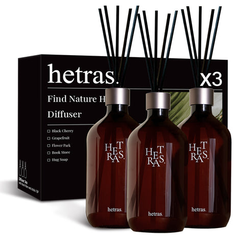 Hetras Premium 500ml Diffuser (3 Pack)